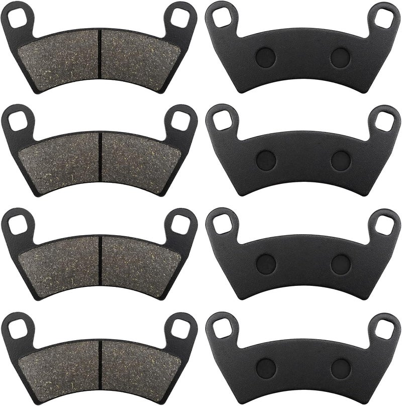 ZICOO Front and Rear Brake Pads for Polaris RZR XP 1000 EPS 2014-2022, RZR 1000 XP 4 Except Premium Edition 2014-2021, Ranger 570 700 800 Crew 700 2008-2019 - Image 3